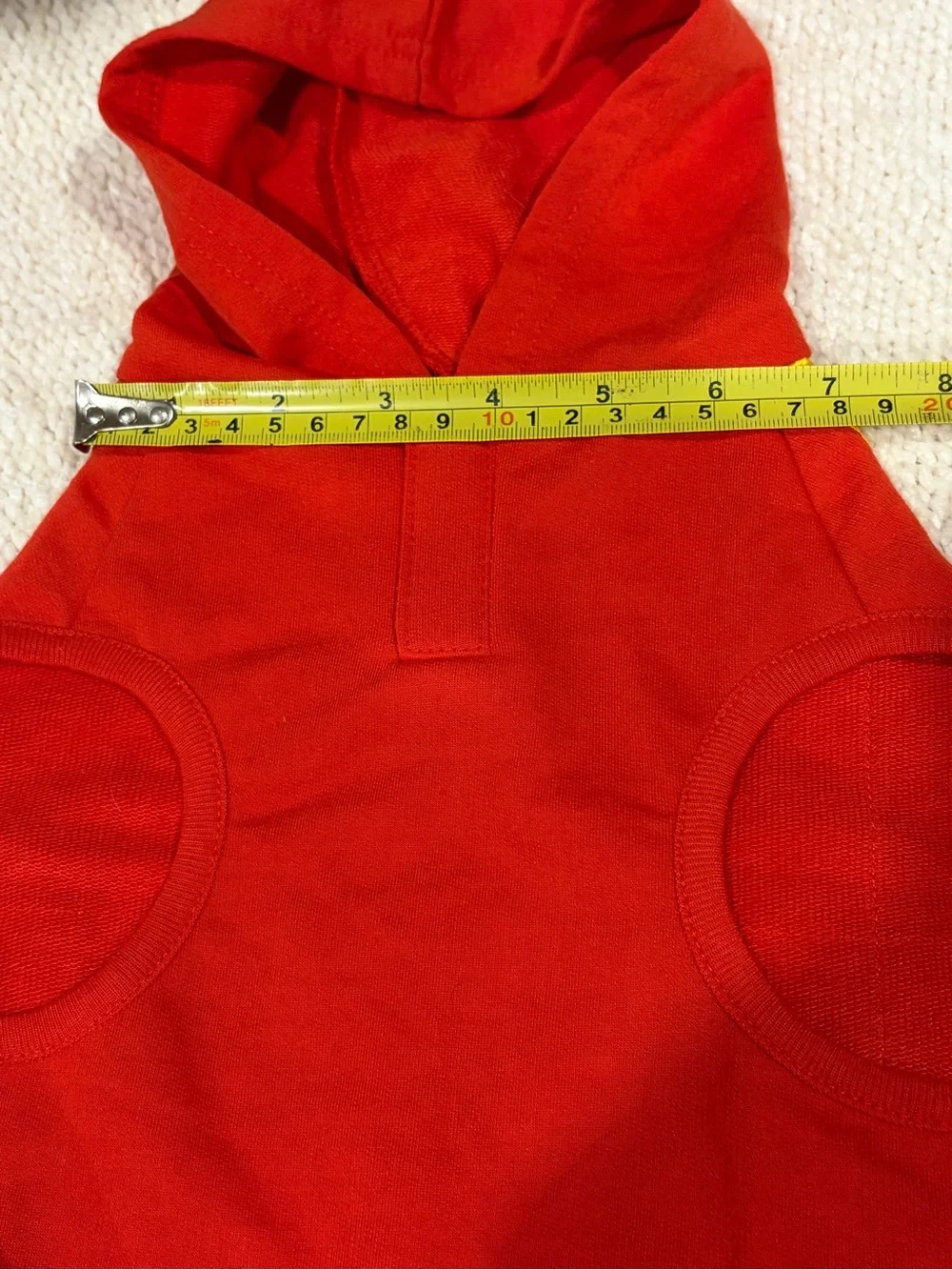 NWOT Merry Christmas Present Dog Hoodie with Yellow Bow